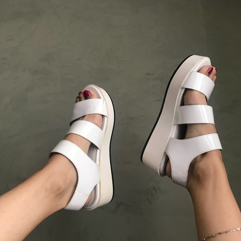 F21 platform sandals